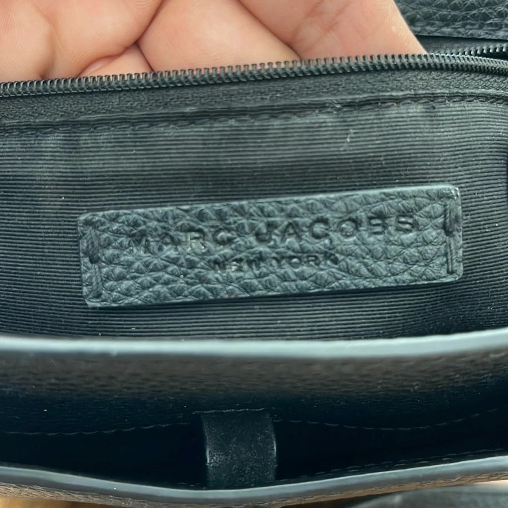 MARC JACOBS Maverick Saddle black 
Leather Bag crossbody - Picture 16 of 17